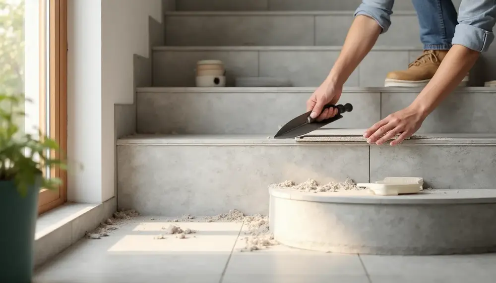 Fliesen Verlegen auf der Treppe: So gelingt es Ihnen mühelos