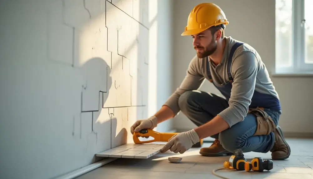 Fliesen Verlegen bei schiefen Wänden: Profi-Tipps